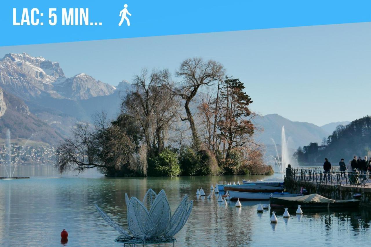Le Carnot - Mycosyapart, Duplex Coeur De Ville Et Lac, Climatise Annecy Exteriör bild